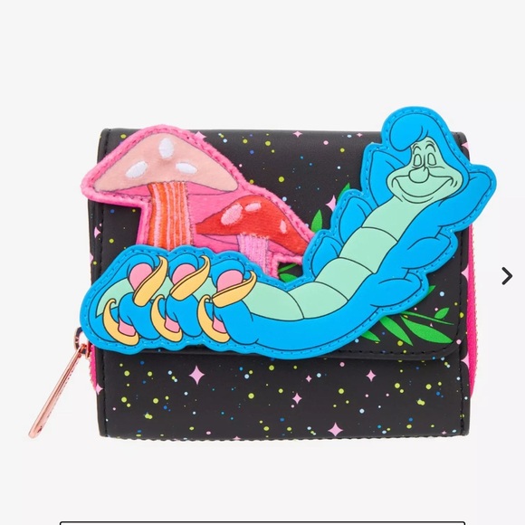NEW Loungefly Alice in Wonderland Caterpillar Backpack & Matching Wallet main image 4